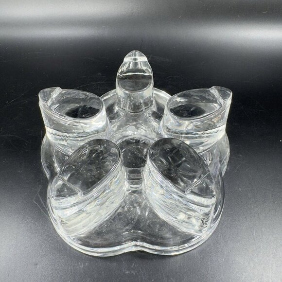 Yama Glass Solid Glass Warmer Stand for Teapot Clear Glass Pillar Candle Holder - Picture 7 of 10